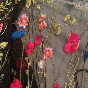 Catherine’s Sheer Floral Embroidered Kimono 🌸